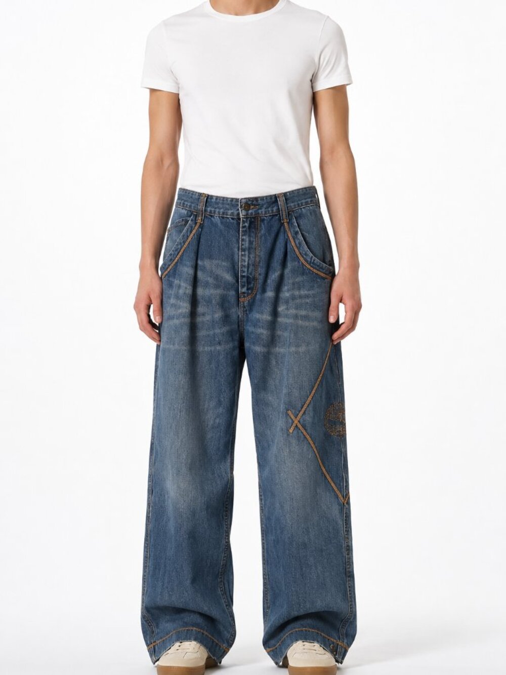 Vintage Timberland Y2K Baggy Skate Denim Jeans